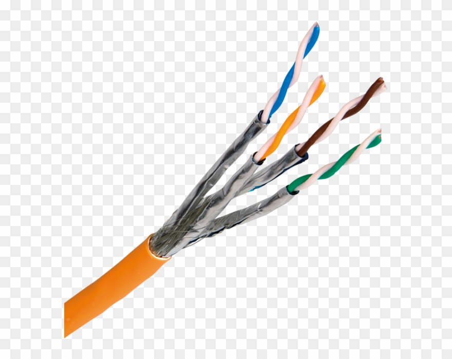 Category 7a Shielded - Category 7a Cable Png Clipart