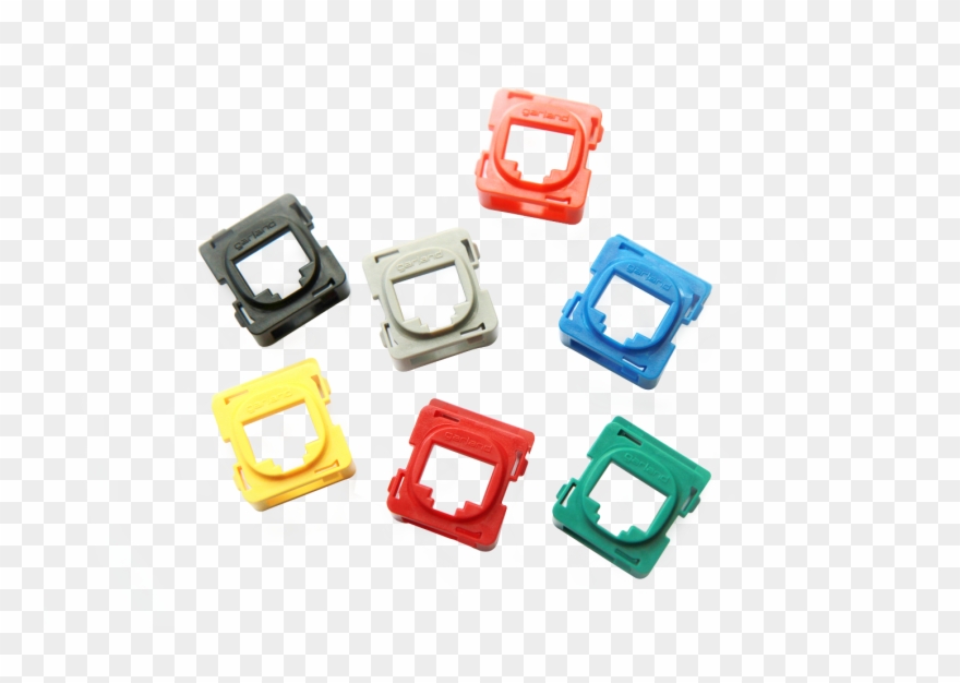 Ts Series Keystone To Clipsal Bezels, Blue - Plastic - Png Download