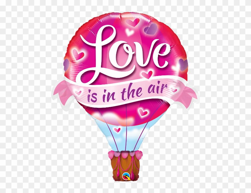 Love Is In The Air 42" Supershape Balloon - Balloon Clipart