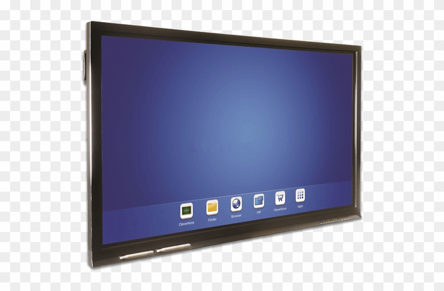 Eclipse Digital Media Digital Signage Clevertouch Plus - Led-backlit Lcd Display - Png Download