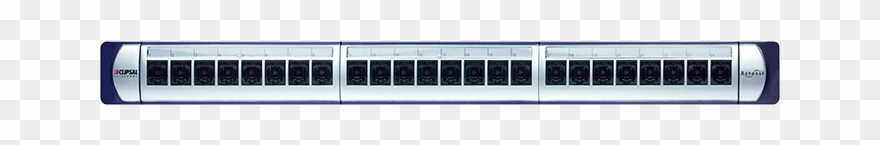Actassi Cat6 Utp 24 Port Patch Panel Shuttered - Railway Clipart