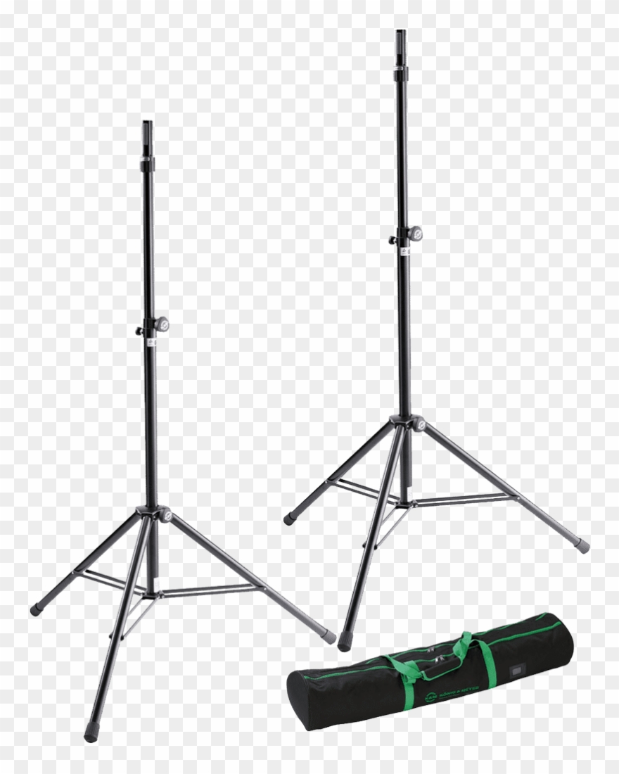 Ultra Heavy Duty Ring Lock Speaker Stand Set W/carry-bag - Banner Clipart