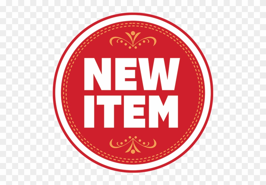 Reddish Orange Circle With The Words New Item In The - Nba アトランタ Clipart