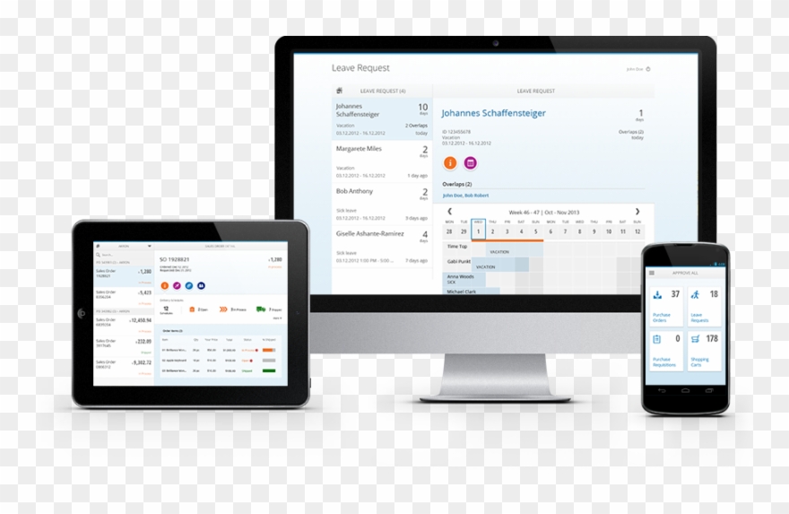 Sapui5 For Tablet, Smartphone And Desktop - Sap Fiori Clipart