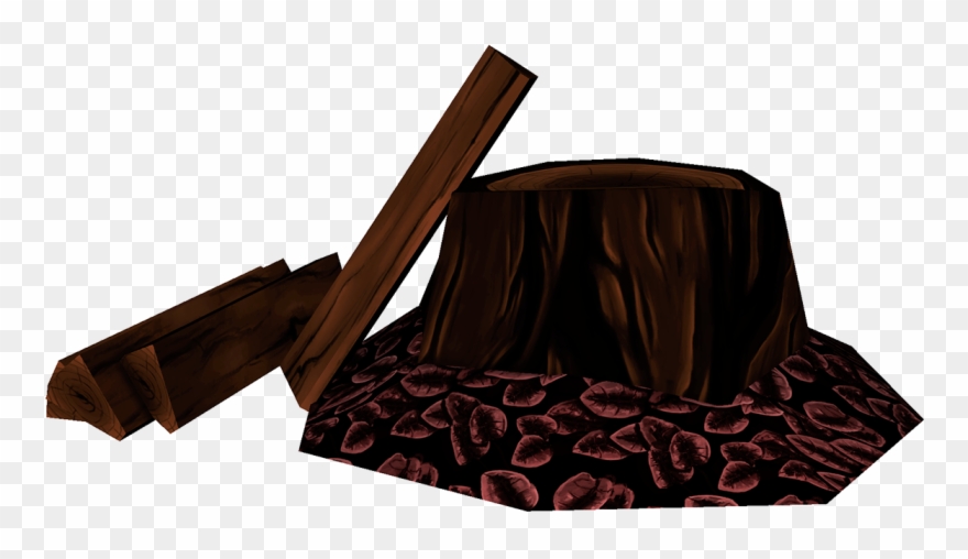 3d Tree Stump Model Created For Part Of A Battle Arena - Table Clipart