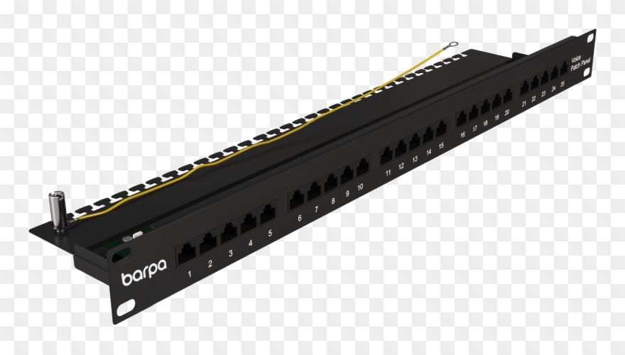 [patch Panel Cat3 - Cat3 Patch Panel 24 Port Clipart