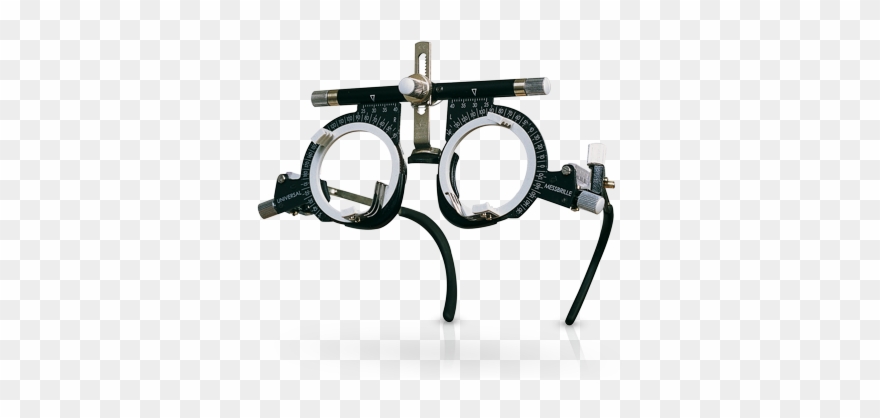 Manual Refraction With A Phoropter Array - Manual Refraction Clipart