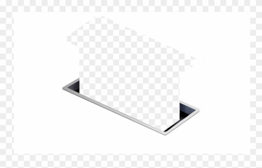 Stainless Steel Top Collar - Rectangular Pop Up Kitchen Sockets Uk Clipart