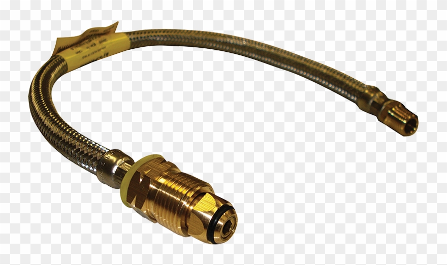 8mm S/s Flexible Hose 450mm For Single Bottle Kits Clipart