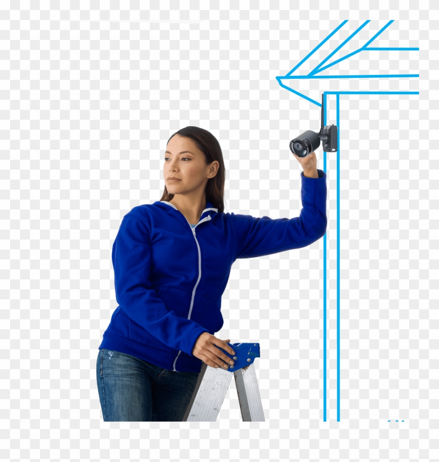 Avoid Cabling With Wire-free Installation - Standing Clipart