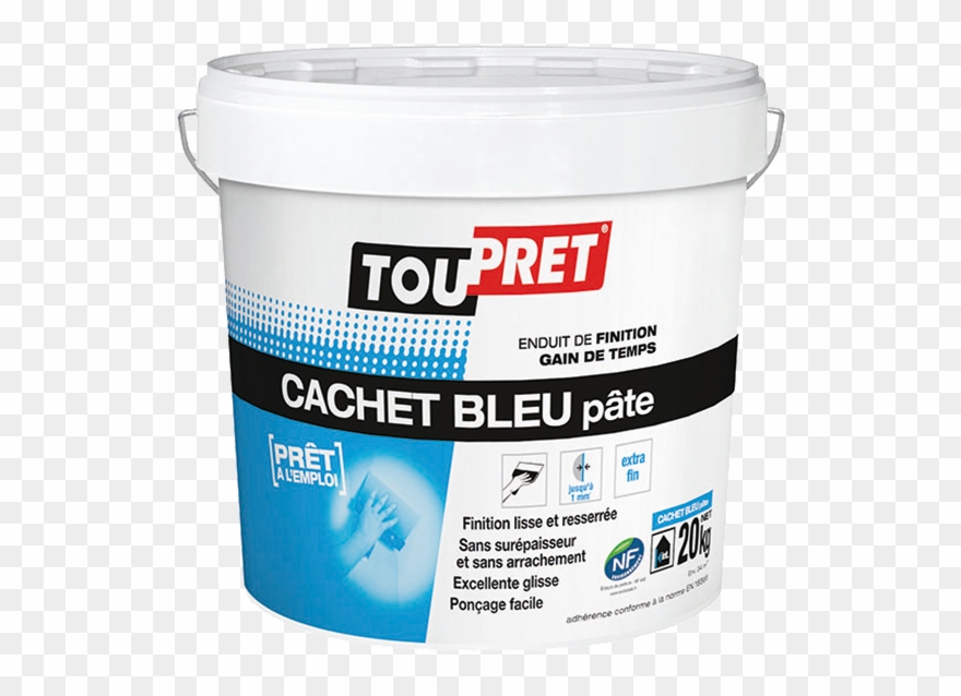 Cachet Bleu Pâte - Toupret Clipart