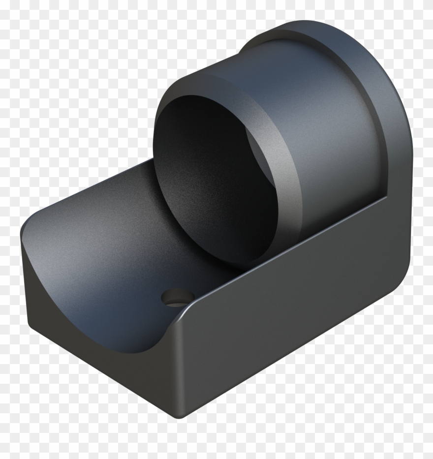 Tappo Punta Trasversale Per Tubo Tondo - Plastic Clipart