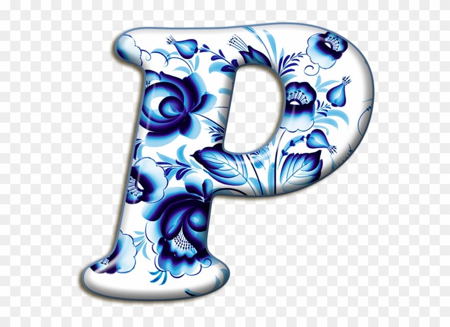 Prosser ‿✿⁀○ Alphabet And Numbers, Alphabet Letters, - Гжельская Роспись Clipart