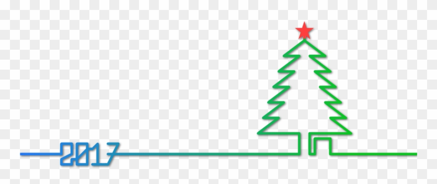 This Free Icons Png Design Of 2017 Christmas Tree Clipart