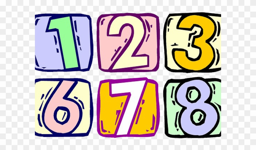 Numbers Clipart Transparent Background - Png Download