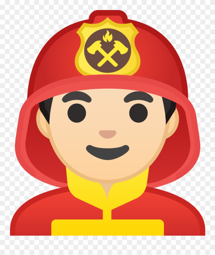 Download Svg Download Png - Firefighter Emoji Clipart