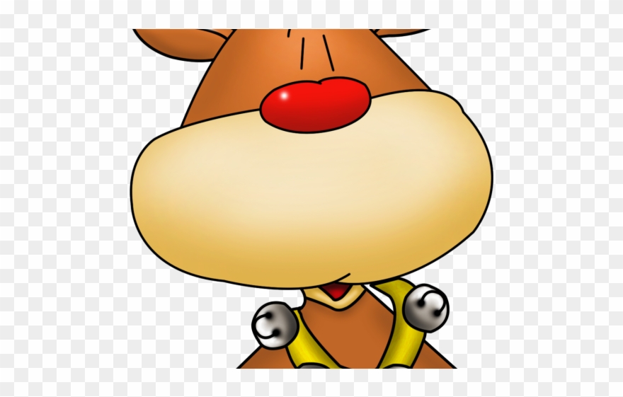 Moose Clipart Merry Christmas - Transparent Rudolph Clipart - Png Download