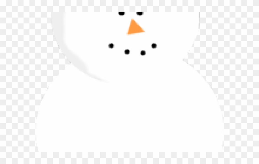 Snowman Clipart Plain - Cartoon - Png Download