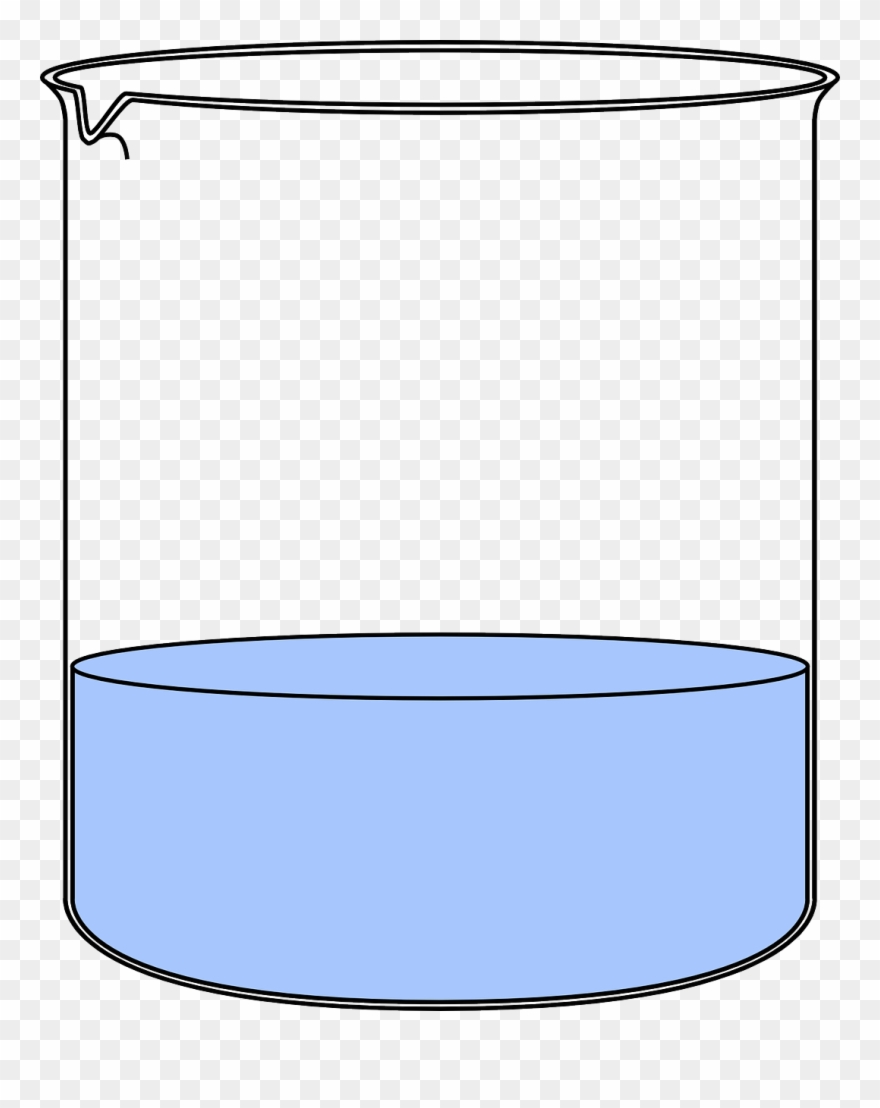 Beaker Chemistry Full Vaso De Precipitado Dibujo Clipart 3373457 Pinclipart