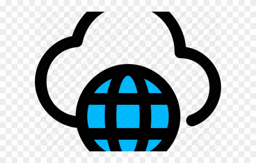 Cloud Computing Clipart Internet Symbol - Circle - Png Download