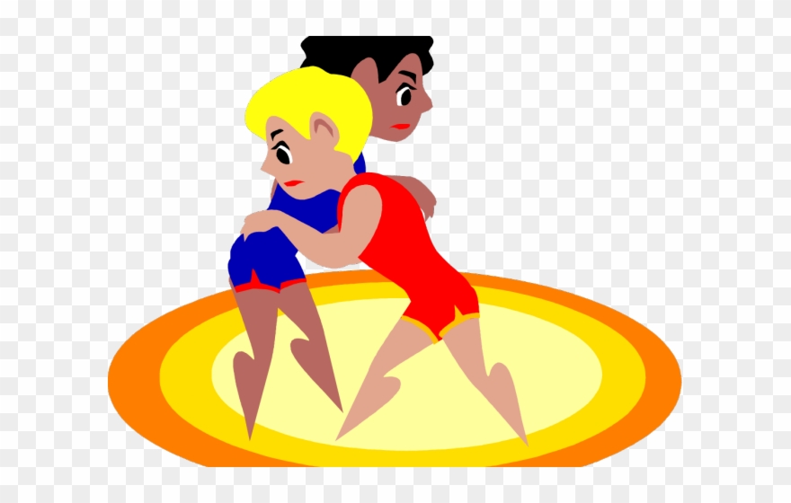 Wrestling Clipart Wrestling Shoe Cartoon Wrestling Gif Png Download