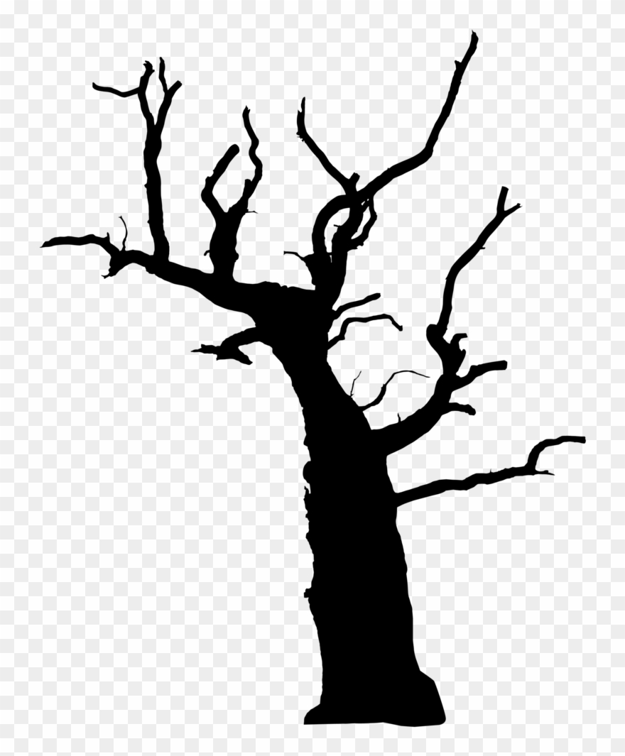 Free Download High Quality Vector Silhouette Tree Png - Tree Png Clipart
