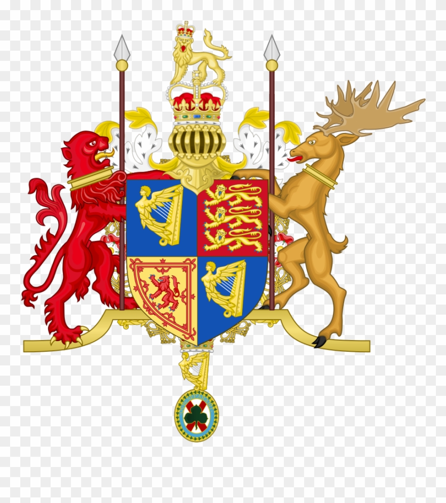 Coat Of Arms Of Ireland - Shield Of Arms Of Nova Scotia Clipart