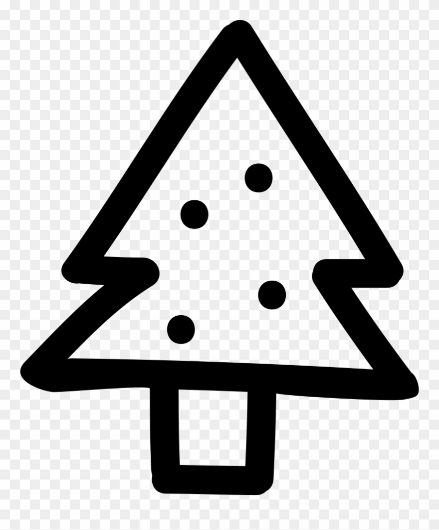 Pine Hand Drawn Tree Outline Comments - Hand Drawn Tree Outline Clipart
