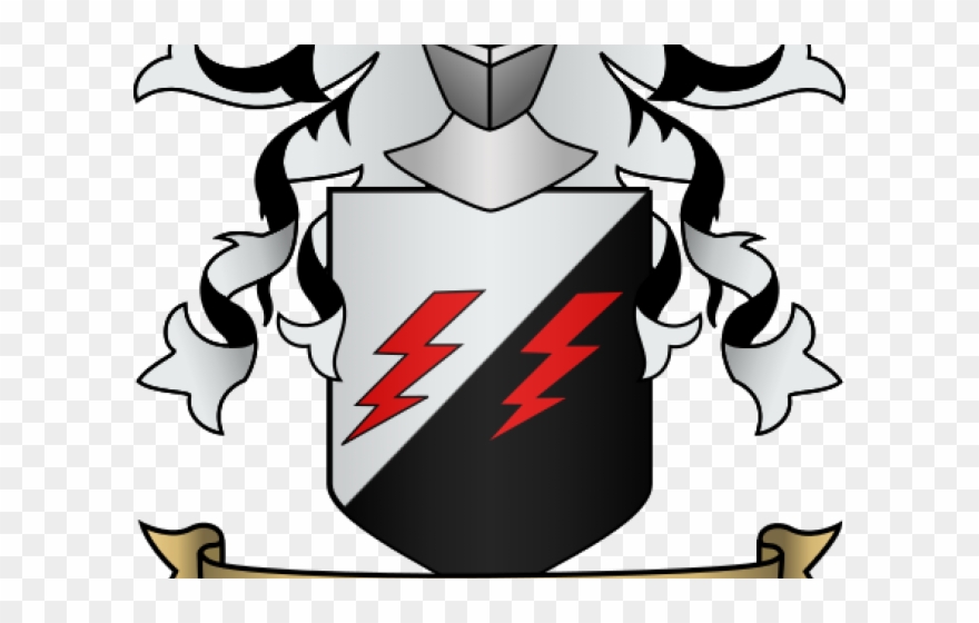 Lightening Clipart Heraldic - Halfling Crests - Png Download