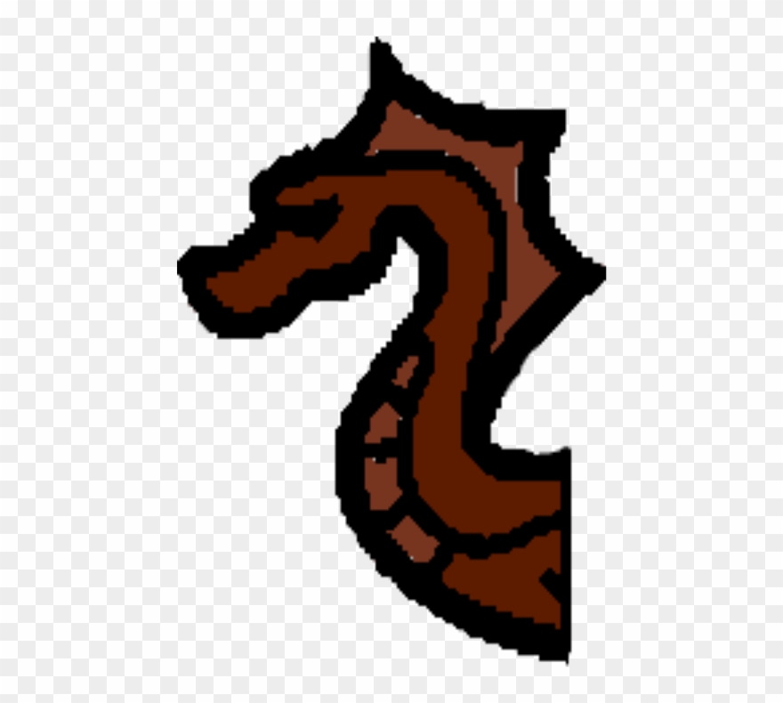 Fieldless, A Wooden Drakkar's Prow Proper Clipart