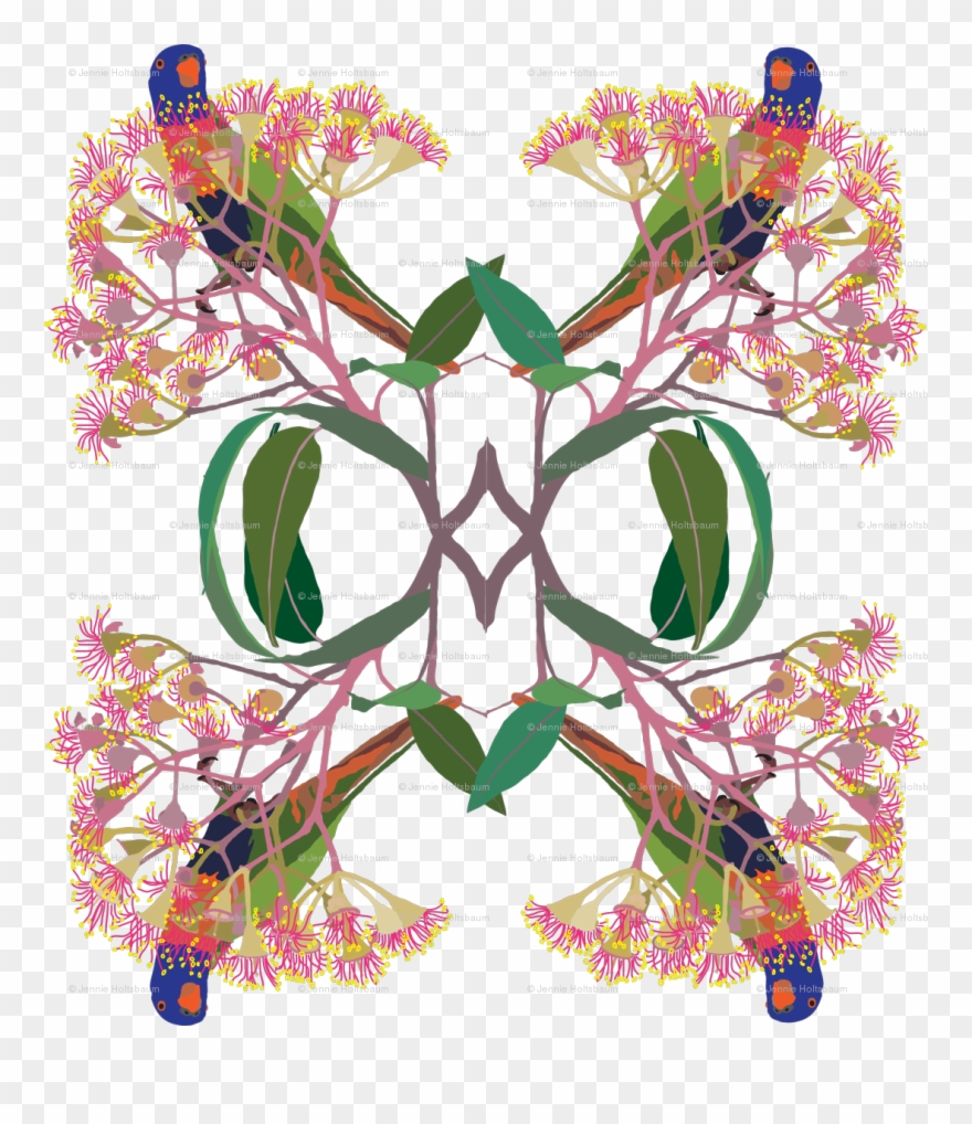 2941 Rainbow Lorikeet2 Nouveau Zero Giftwrap - Multiaqua Clipart