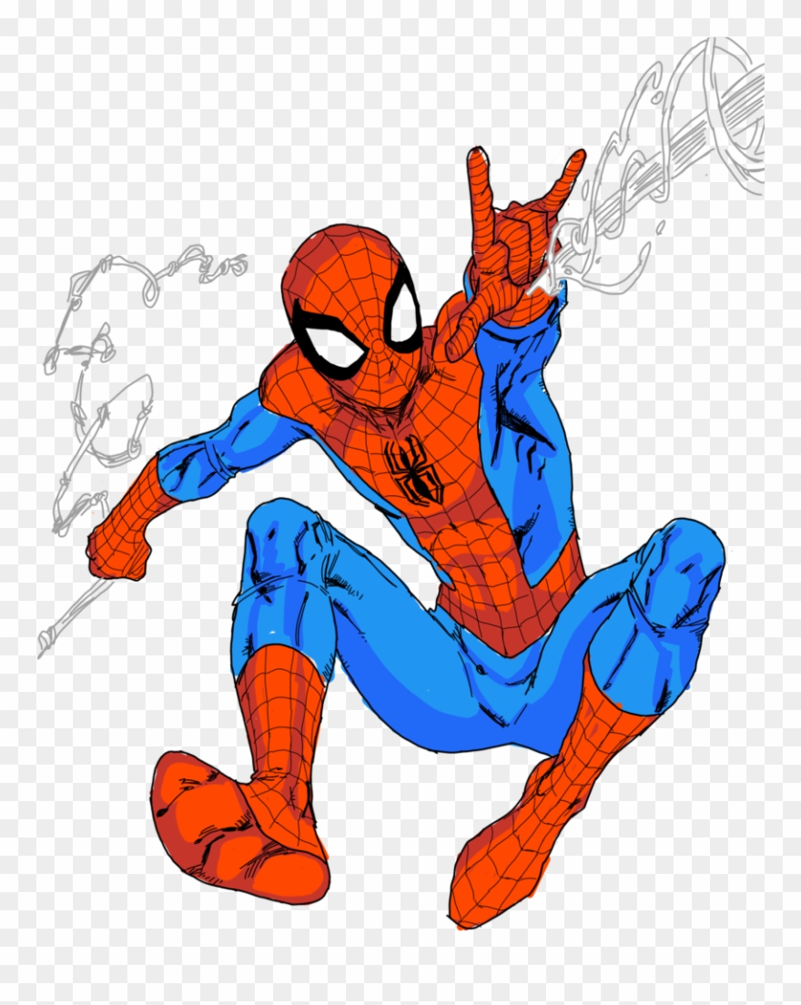 Spiderman - Cartoon Clipart