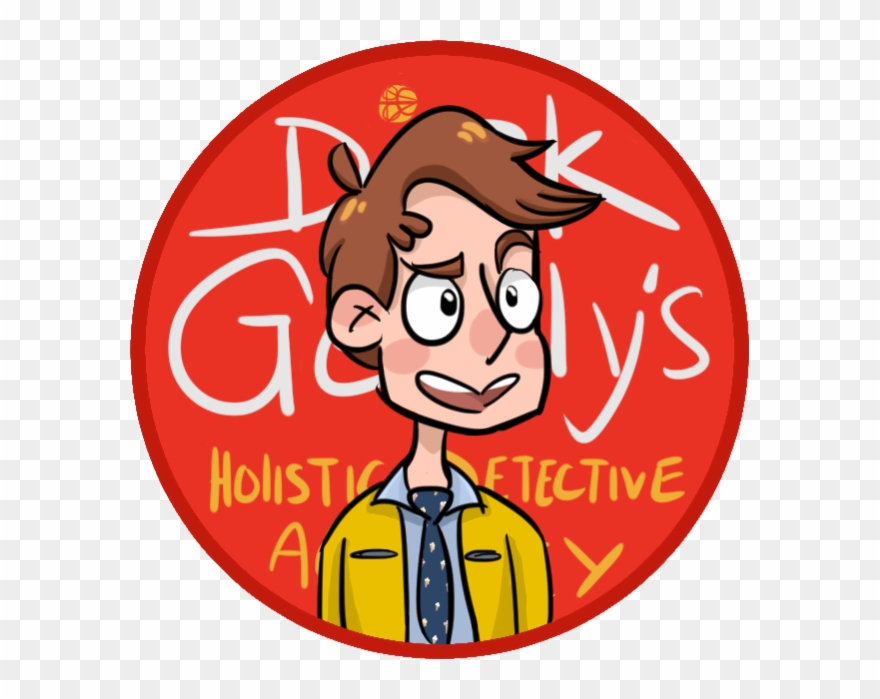 “dirk Gently's Holistic Detective Agency ” - Coccarda Coppa Italia Clipart
