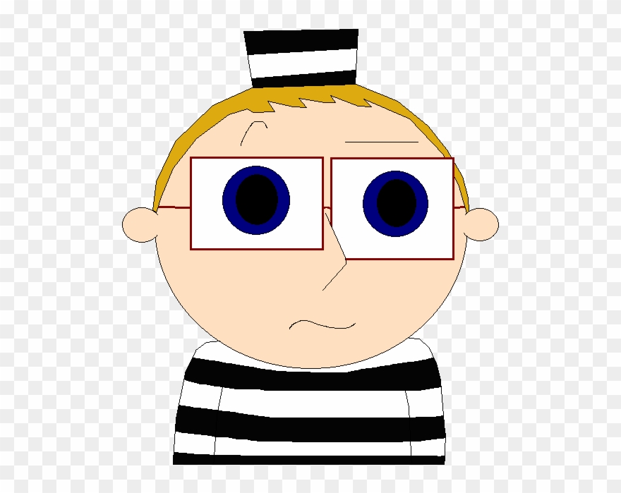 Leon Smallwood Prison Outfit Puzzled1 800 600 Trans - Cartoon Clipart