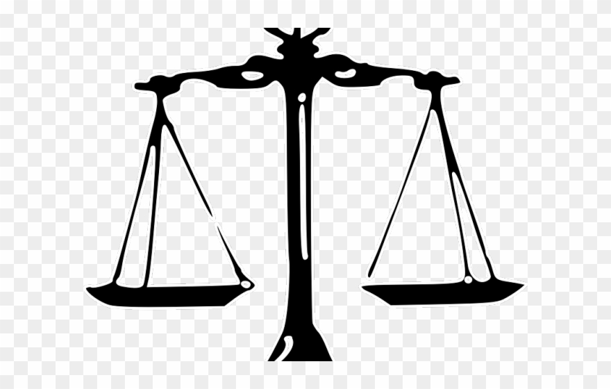 Scale Clipart Judicial - Scales - Png Download