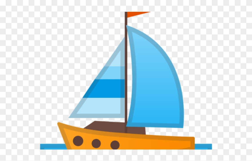 Sailboat Clipart Barco - Emoticon Barca - Png Download