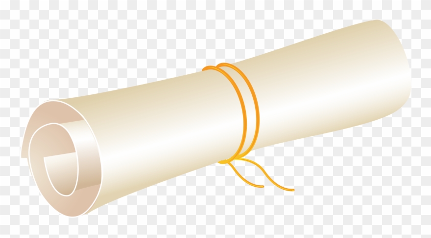 Free Png Download White Scrolled Paper Clipart Png - Cylinder Transparent Png