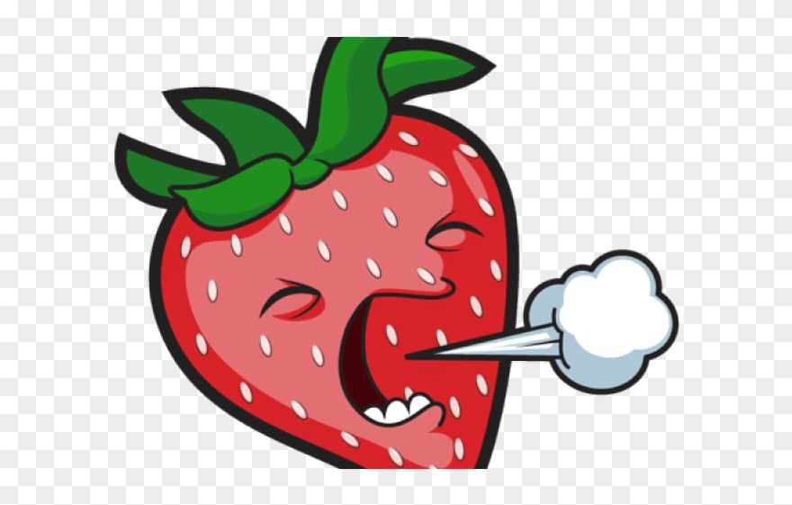 Strawberry Clipart Apple - Strawberry Cough Clipart - Png Download