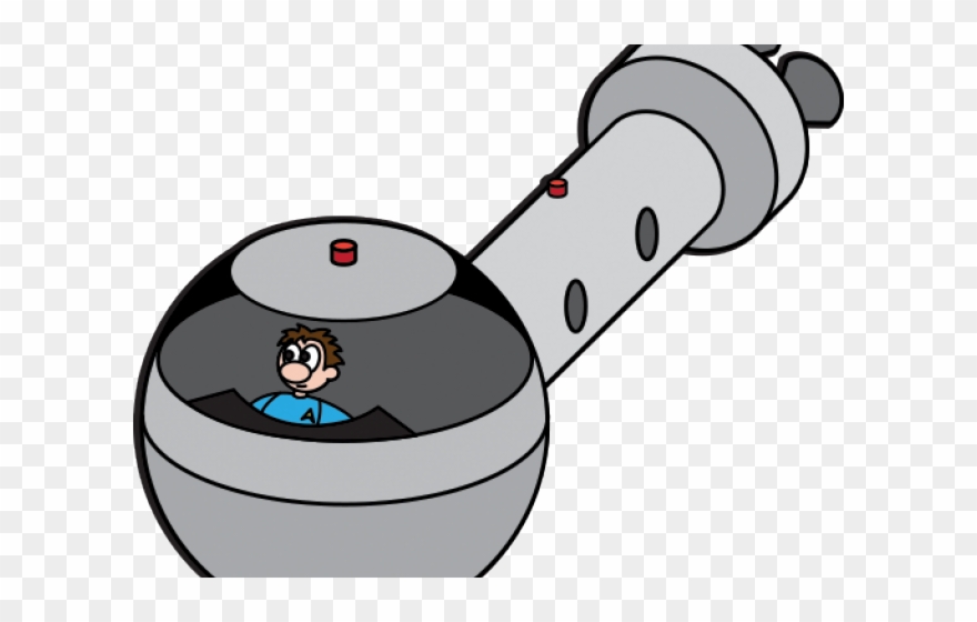 Spaceship Clipart Silly - Png Download