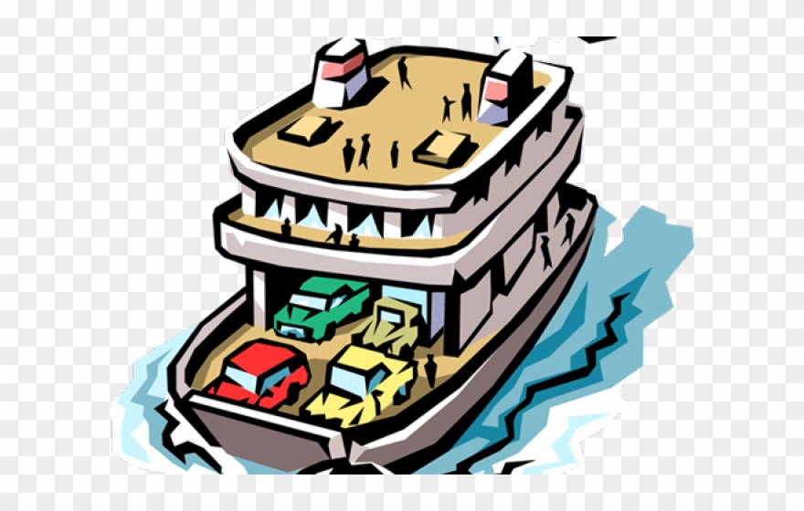 Ferry Clipart Shio - Ferry - Png Download