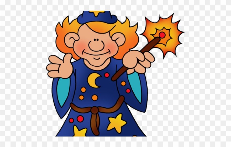 Wizard Clipart Halloween - Transparent Wizard Clipart - Png Download