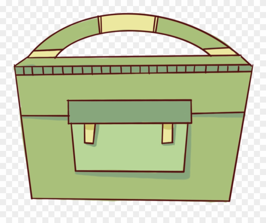 Hand Painted Cartoon Daily Necessities Bags Png And - Architecture Clipart