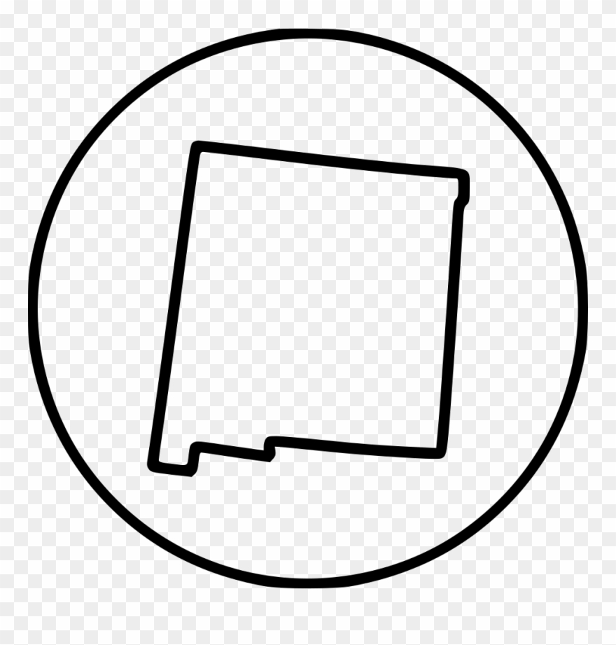 New Mexico Comments - Line Art Clipart