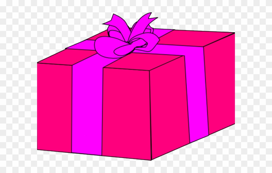 Gift Clipart Line Art - Png Download