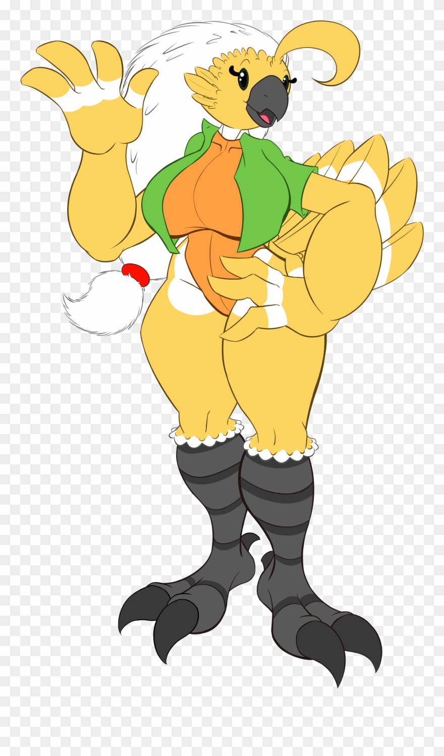 Mango The Parrot - Cartoon Clipart