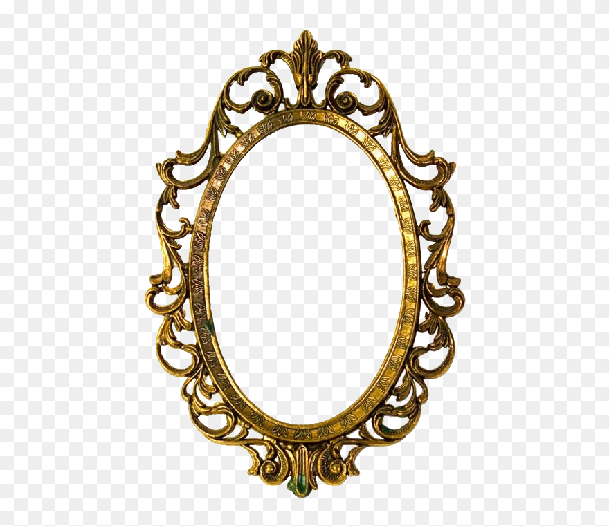 Vintage Frame - Vintage Oval Frame Png Clipart