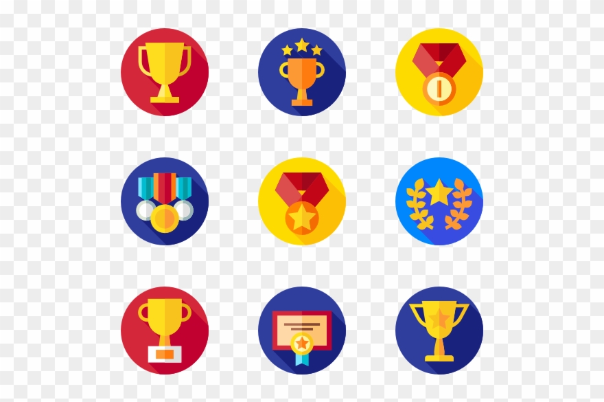 Awards - Flat Icon Clipart