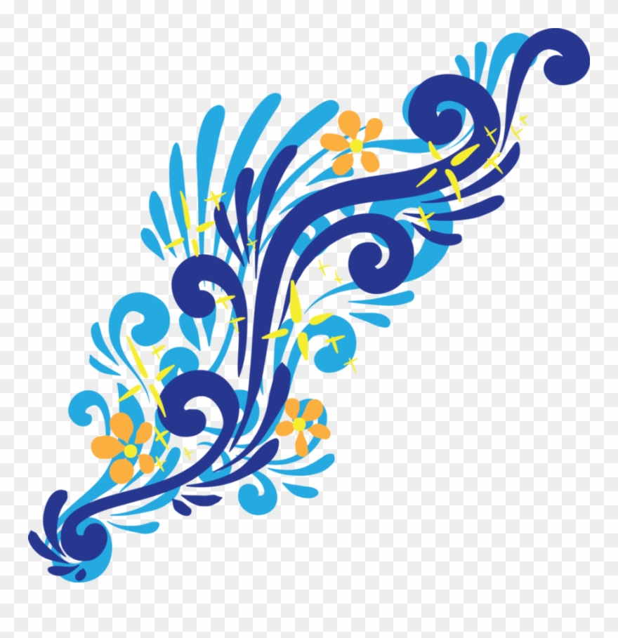 Flower Swirl Clipart Freeuse Library - Graphic Swirl Designs Png Transparent Png