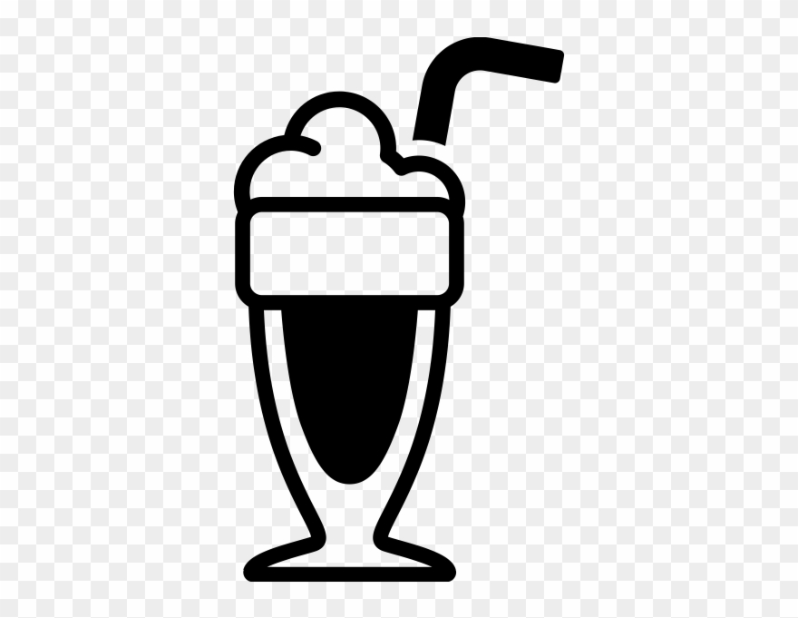 Milkshake Rubber Stamp - Shake Icon Png Clipart