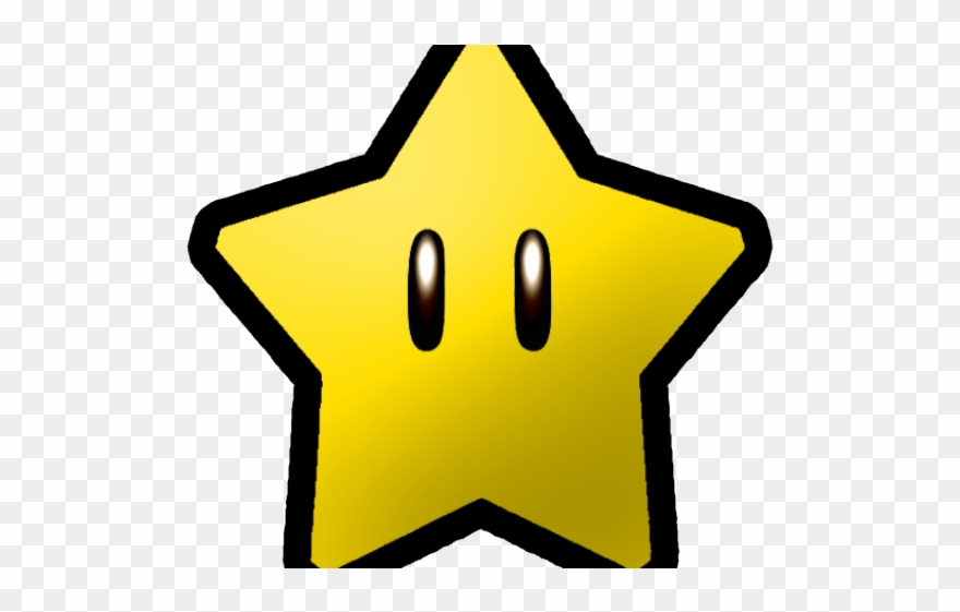 Night Sky Clipart Mario - Super Mario Star Clipart - Png Download